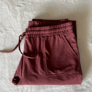 Women's Burgundy Joggers